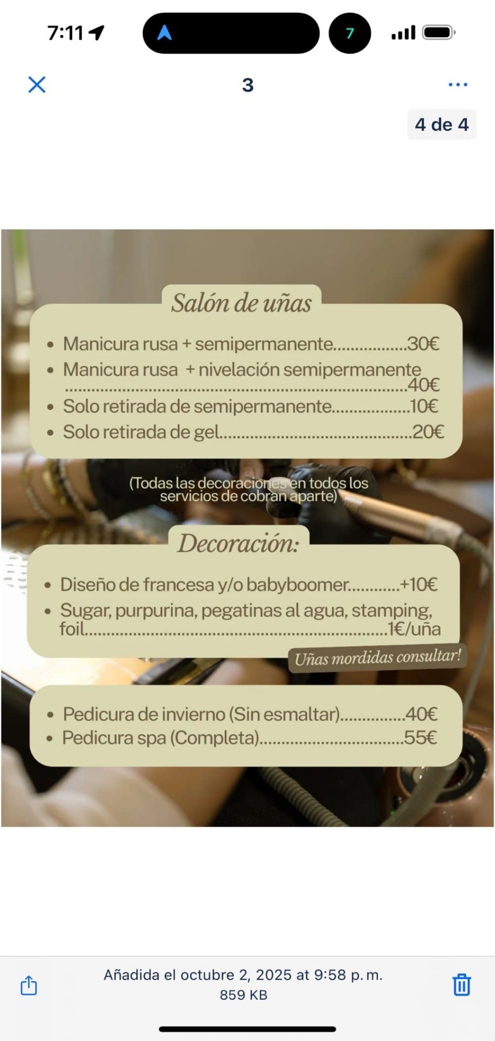 salón de uñas