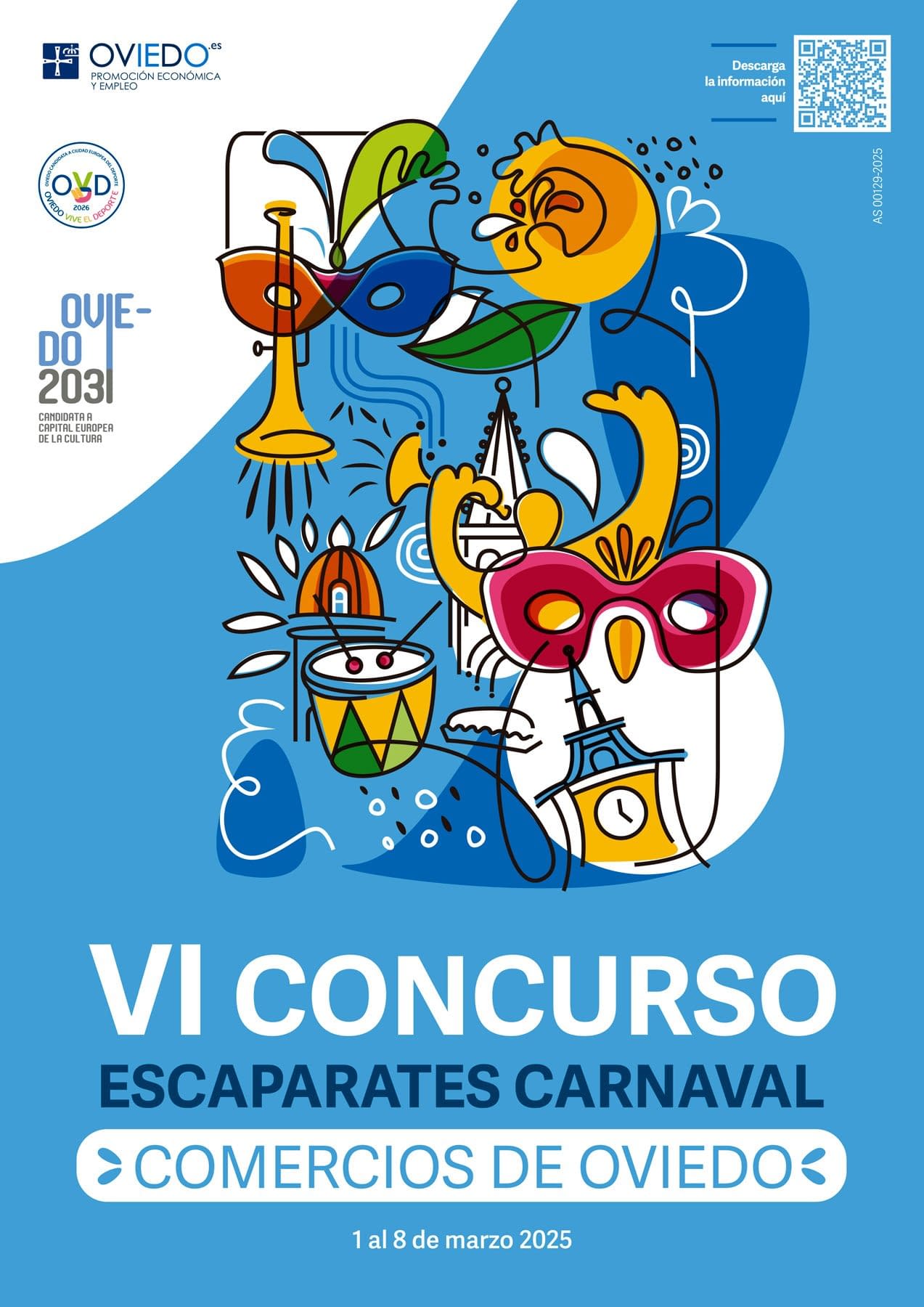 ¡Ganadores del VI Concurso De Escaparates De Carnaval de Oviedo 2025!