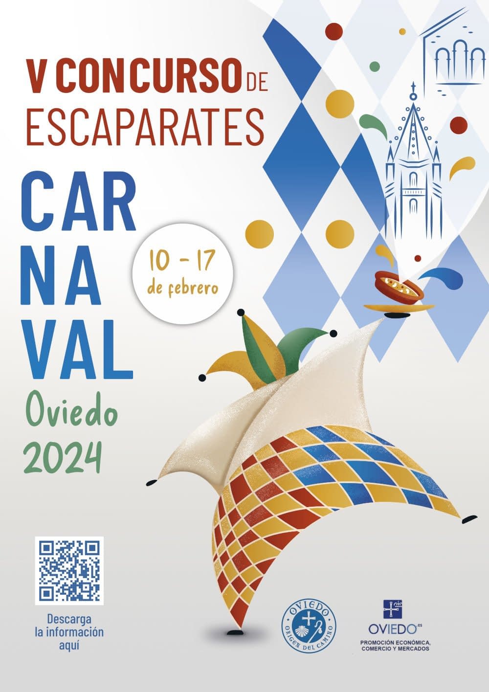 🎭 Ya puedes inscribirte en el Concurso de Escaparates de Carnaval de Oviedo