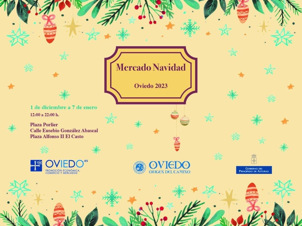 🎄 Mercado de Navidad Oviedo 2023/2024