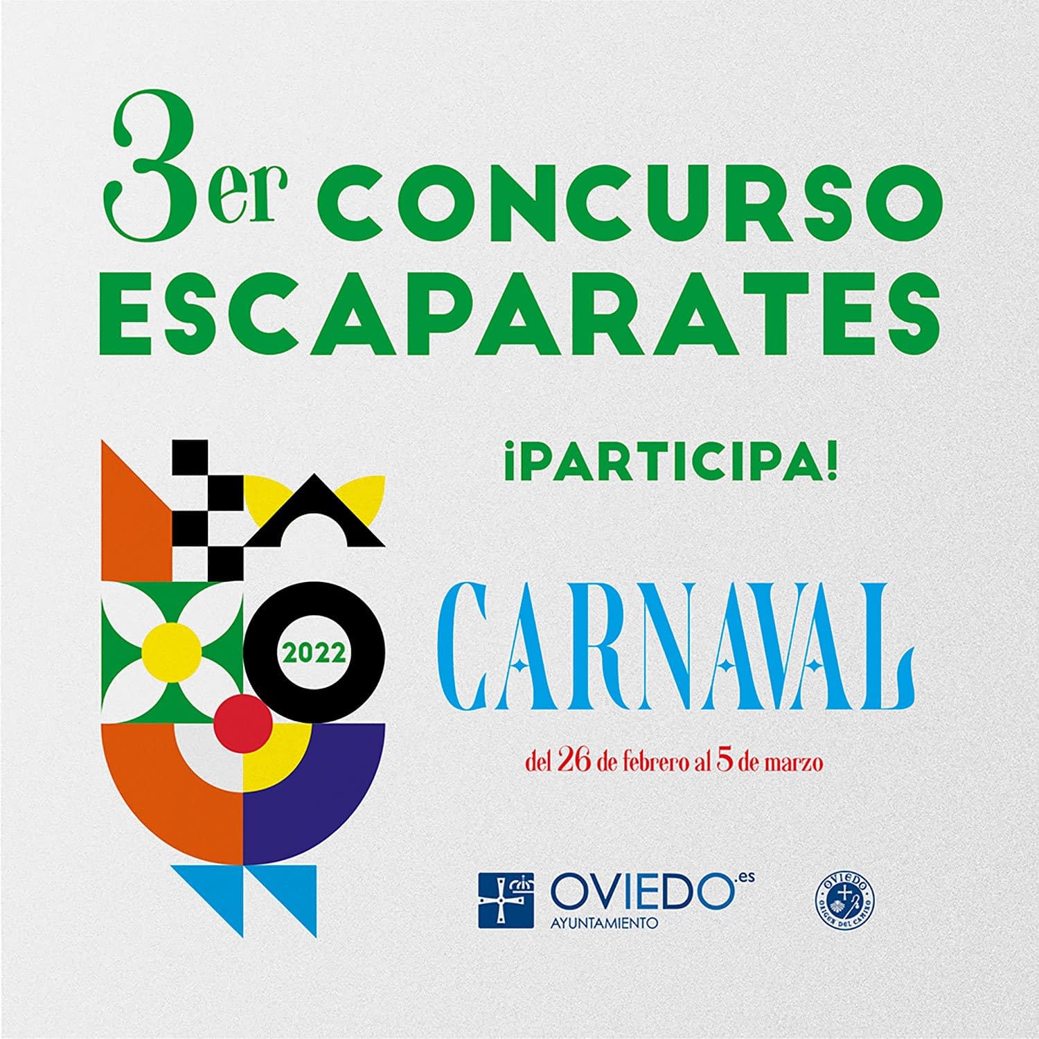 #CarnavalOviedo2022 🎭 Concurso de Escaparates
