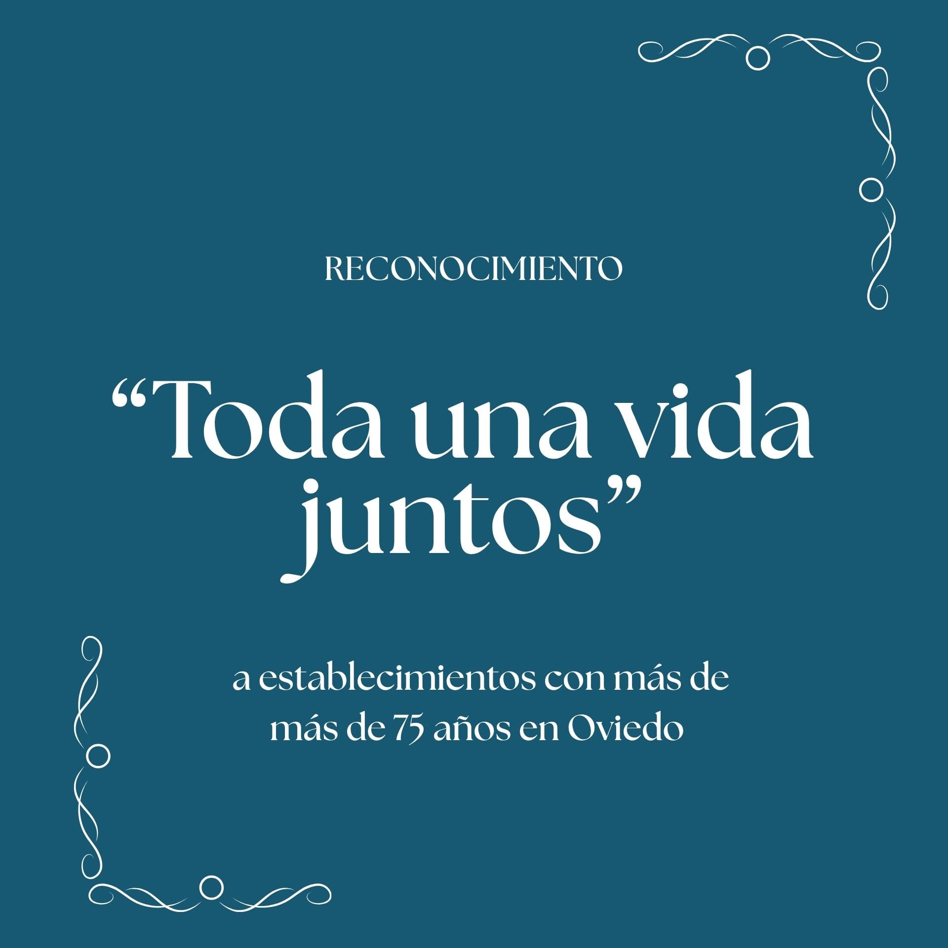 ✨ Reconocimiento 'Toda una vida juntos'