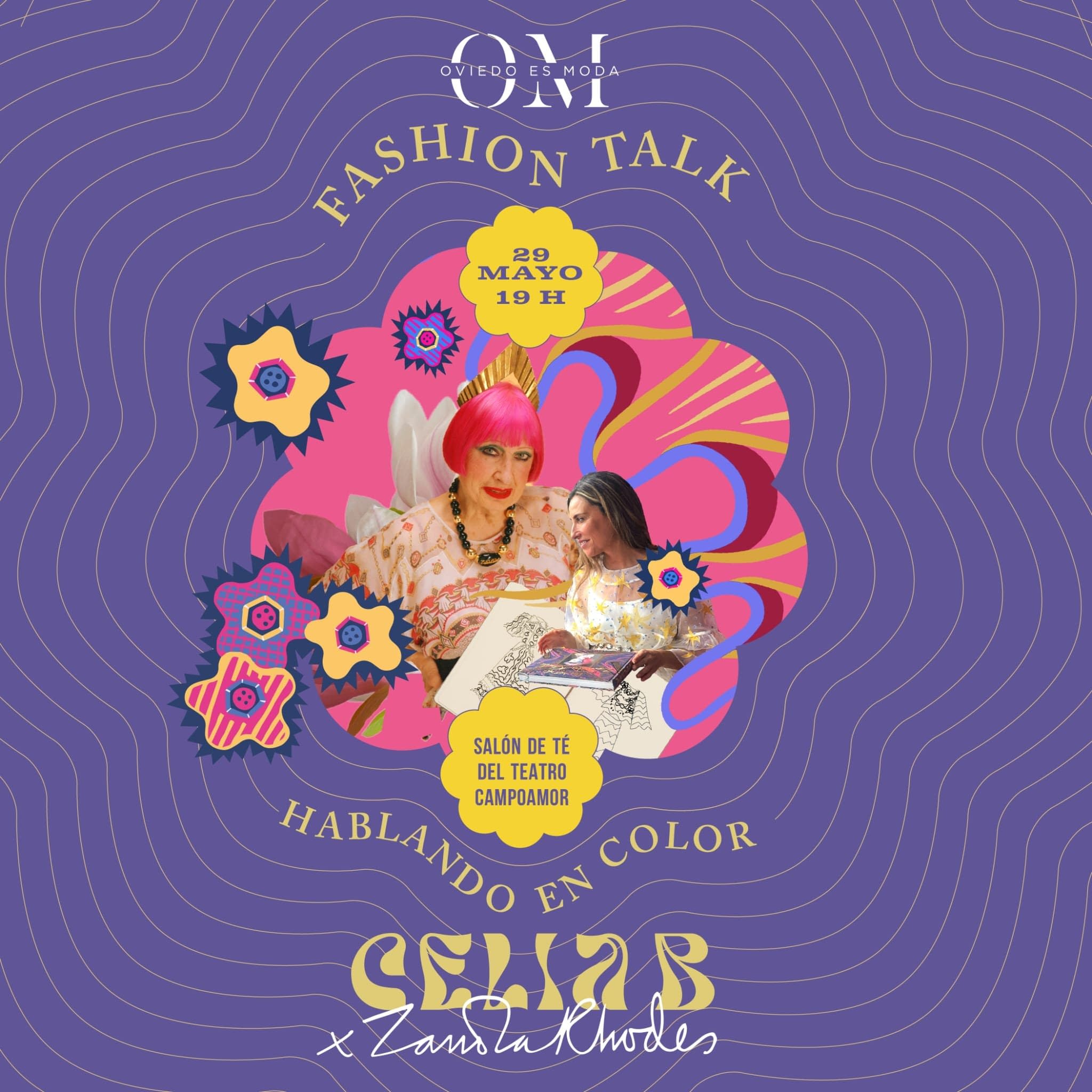Fashion Talk: "Hablando en Color" CeliaB x Zandra Rhodes